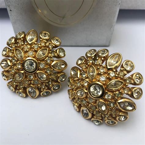 christian dior earings|vintage christian dior earrings clip.